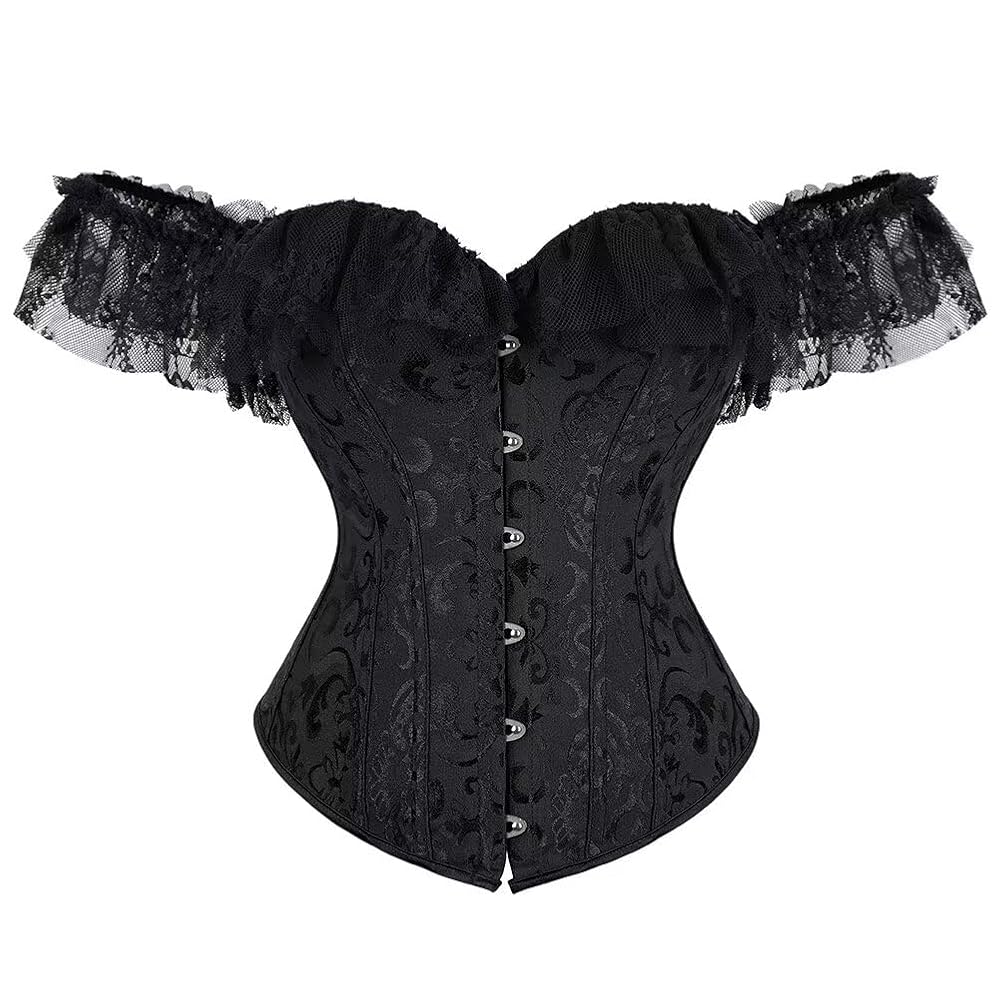 トップス LUTENS Corsage off_shoulder top Amazon.com: Women Renaissance Off Shoulder Corset Top
